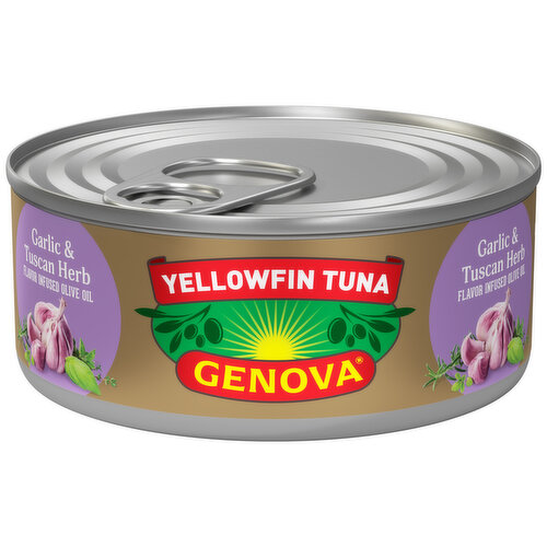 Genova Garlic & Tuscan Herb Yellow Fin Tuna in Olive Oil