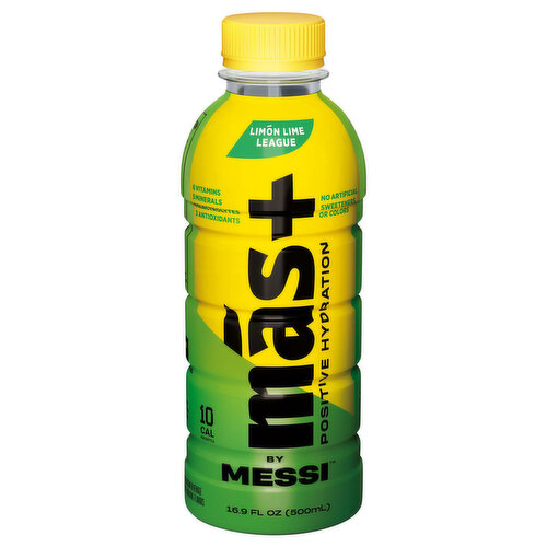 Mas+ by Messi Positive Hydration Lemon Lime League
