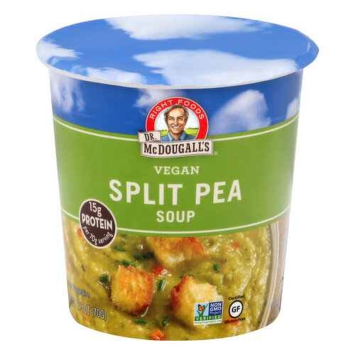 Dr. McDougall's Soup, Vegan, Split Pea