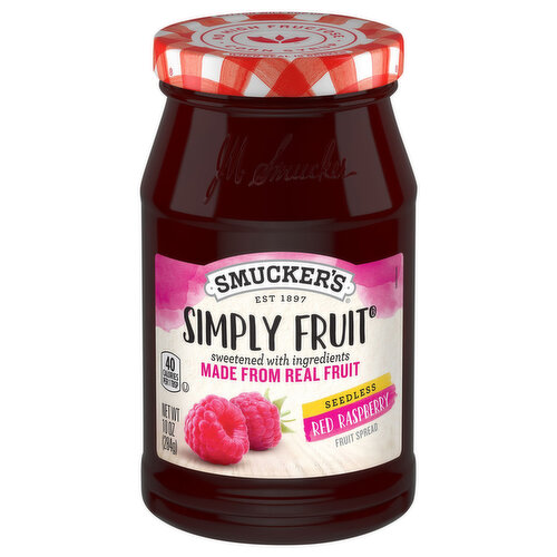 Smucker's Simply Fruit, Seedless Red Raspberry Fruit Spread