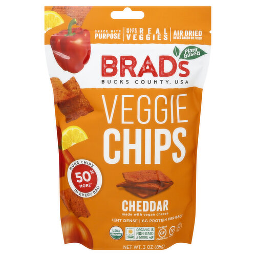 Brad's Veggie Chips, Cheddar
