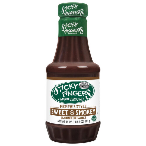 Sticky Fingers Bakeries Barbecue Sauce, Sweet & Smokey, Memphis Style