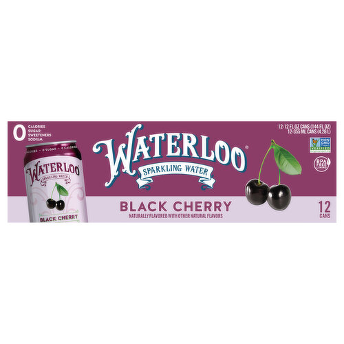 Waterloo Sparkling Water Black Cherry