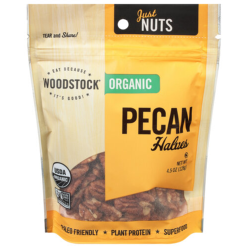 Woodstock Pecan Halves, Organic