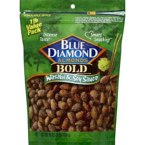 Blue Diamond Almonds Wasabi & Soy Sauce