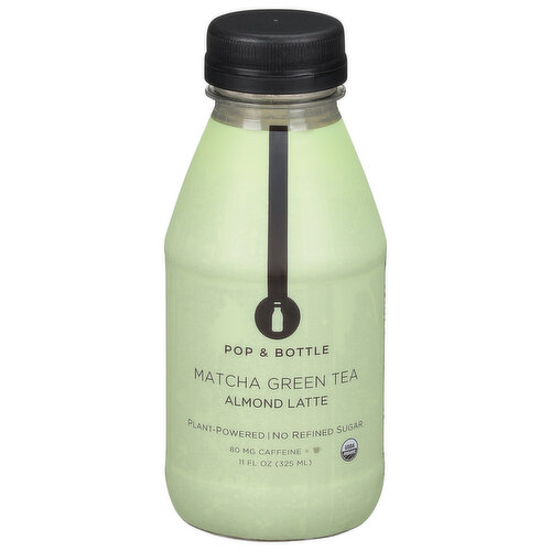 Pop & Bottle Matcha Green Tea Almond Latte