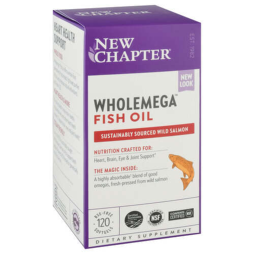 New Chapter Wholemega 1000 Mg
