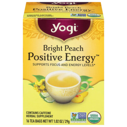 Yogi Tea Peach Bergamot Bright Day