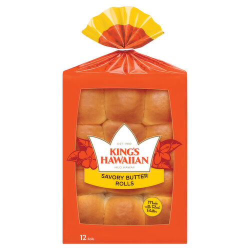 King's Hawaiian Savory Butter Rolls