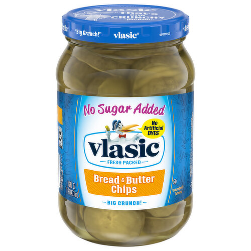 Vlasic Bread And Butter Chips No Sugar Added