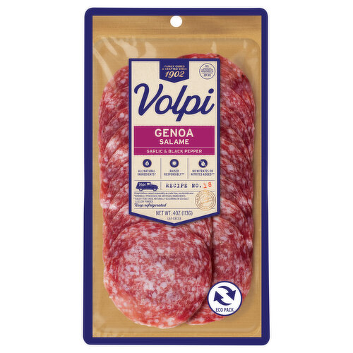 Volpi Sliced Genoa Salame
