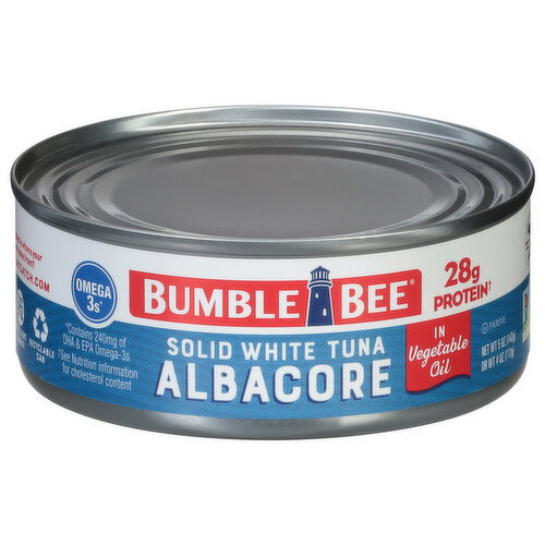 Bumble Bee Solid White Albacore Tuna in Vegetable Oil