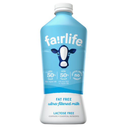 fairlife Fat Free Ultrafiltered Milk, Lactose Free