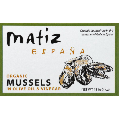 Matiz Organic Mussels in Olive Oil