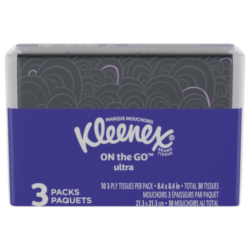 Kleenex Tissues, On-the-Go Ultra Soft