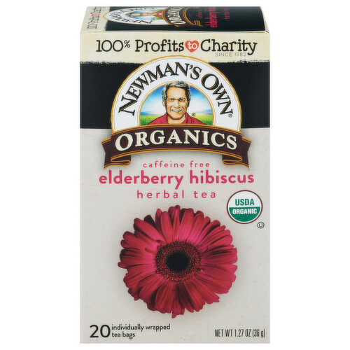Newman's Own Herbal Tea Elderberry Hibiscus