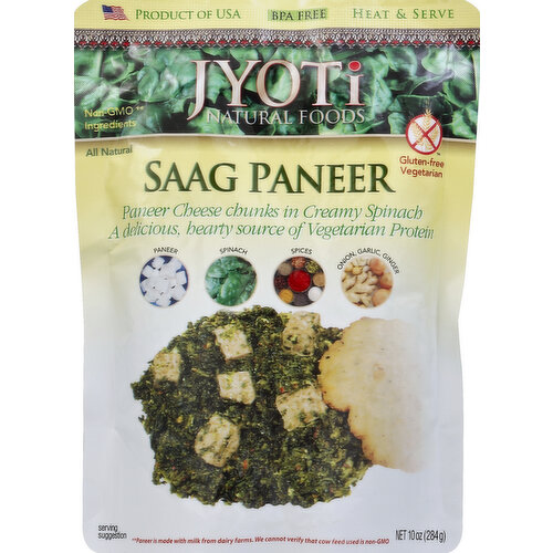 Jyoti Natural Foods Saag Paneer