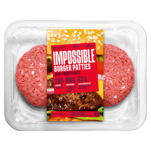 Impossible Foods Burger Patties Made From Plants