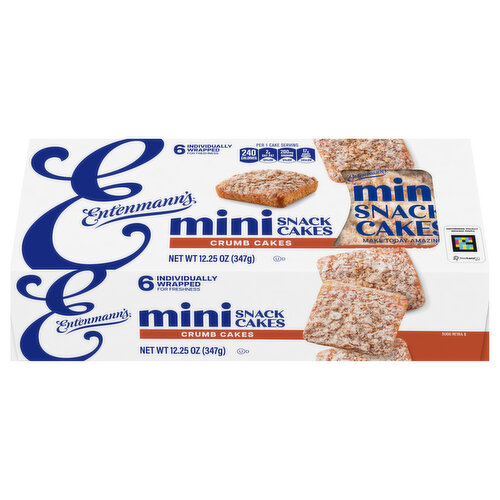 Entenmann's Minis Crumb Snack Cakes