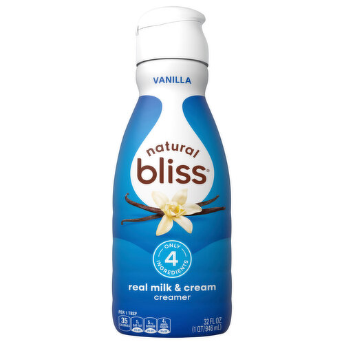 Natural Bliss Vanilla All Natural Liquid Coffee Creamer