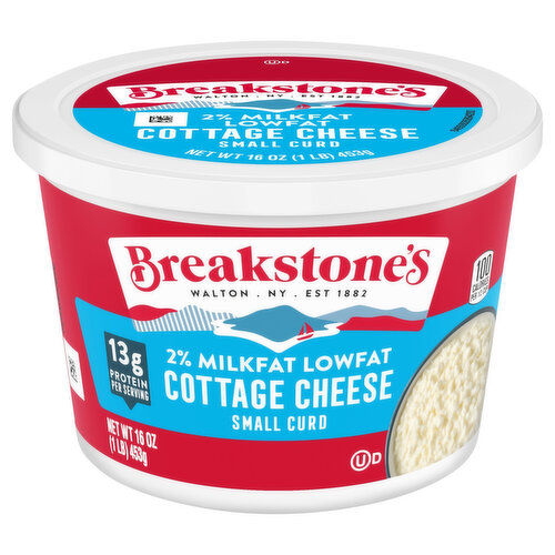 Breakstone's Lowfat Small Curd Cottage Cheese with 2% Milkfat