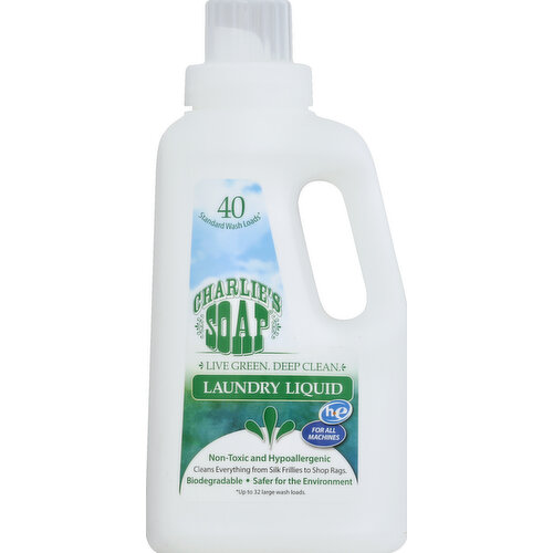 Charlie's Soap Laundry Liquid he
