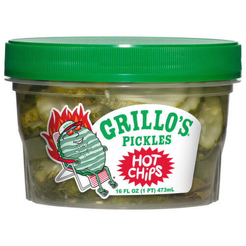 Grillo's Hot Italian Pickle Chips