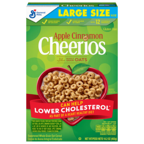 Apple Cinnamon Cheerios Breakfast Cereal, Gluten Free