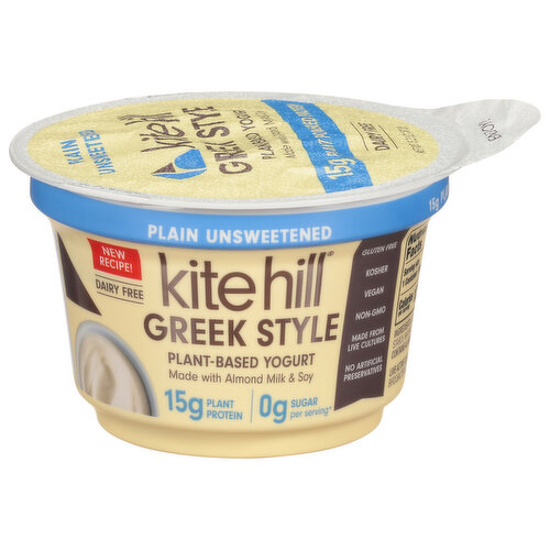 Kite HIll Plant-Based Greek Yogurt Plain Unsweetened