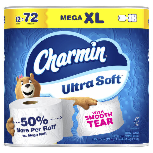 Charmin Mega XL Roll Ultra Soft