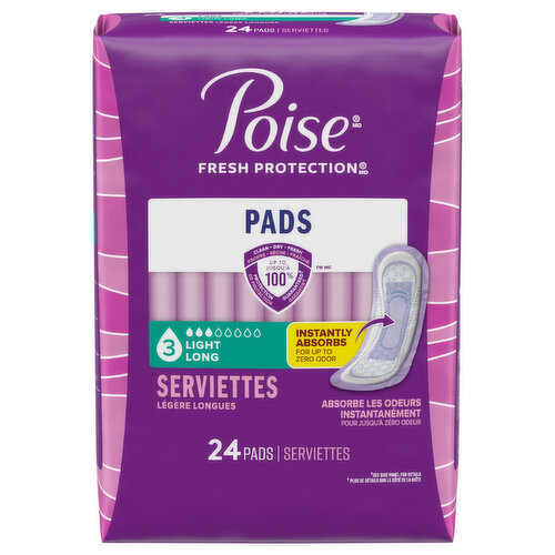 Poise Light Long Pads