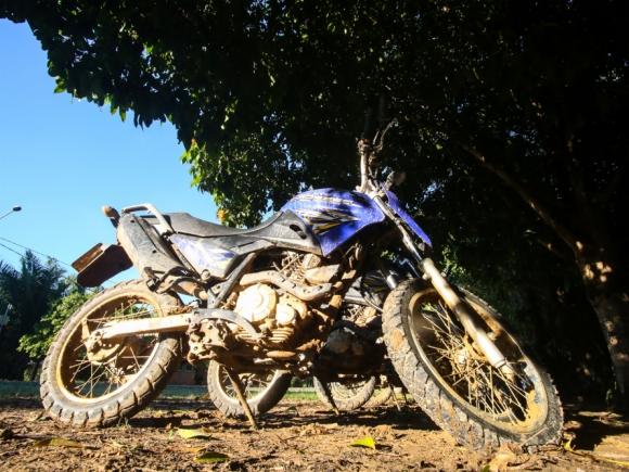 Yamaha XTZ 150 Crosser 2017 encara viagem pela Transpantaneira