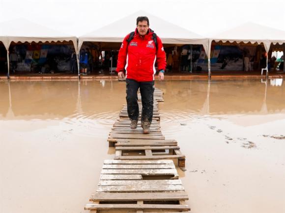 Chuva forte no Rally Dakar 2017