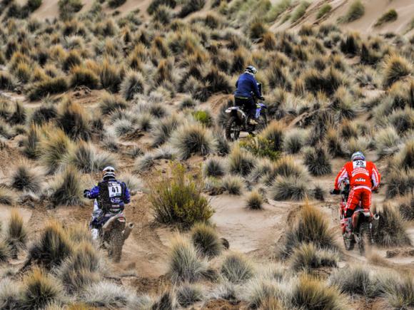 Motos no roteiro do Rally Dakar 2017