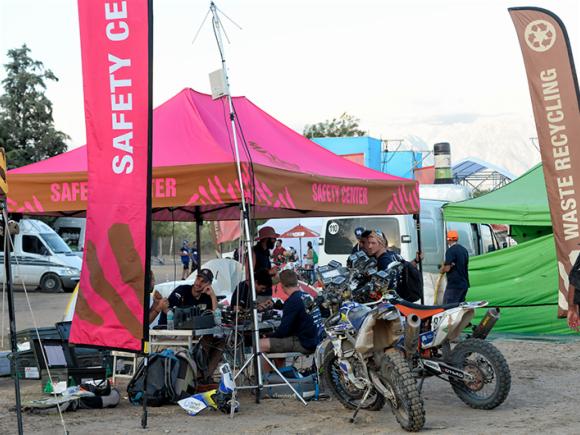 Safety Center no Rally Dakar