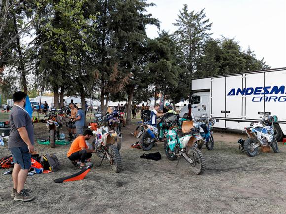 Acampamento do Rally Dakar