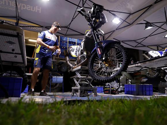 Equipe Husqvarna no Rally Dakar