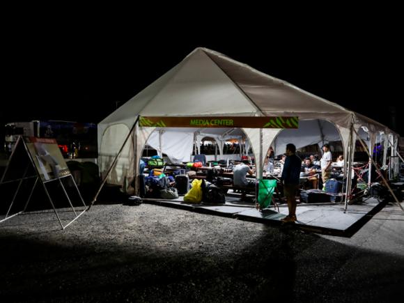 Acampamento do Rally Dakar