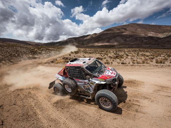 Leandro Torres e Lorival Roldan no Polaris RZR XP 1000