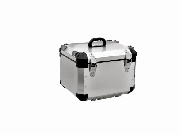 Bauleto Atacama 43L Aluminio Escovado Top Case Bráz Acessórios