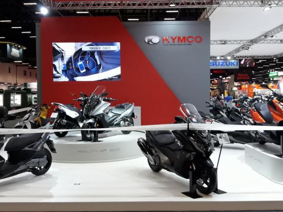 Kymco trouxe novidades no seu estande no Salo Duas Rodas