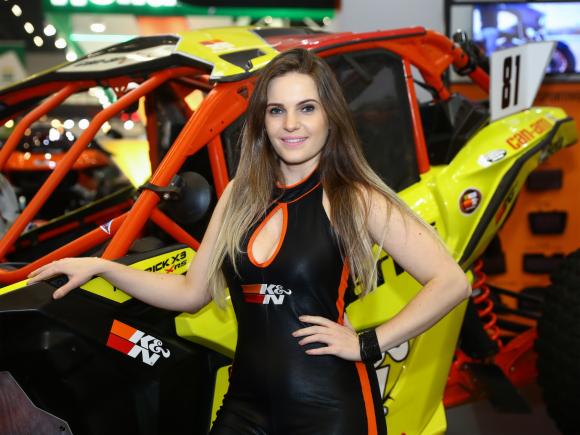 Show de promotoras gatas do Salo Duas Rodas 2017