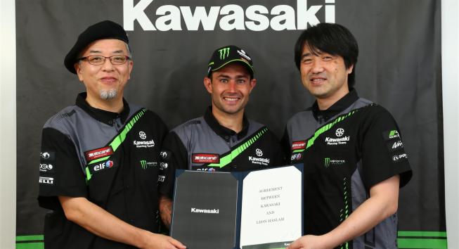 WSBK: Kawasaki anuncia Haslam como companheiro de Rea para 2019