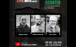 MOTO.com.br realiza live sobre scooters nesta quinta
