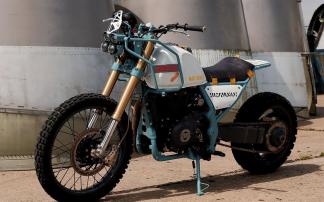 Royal Enfield MJR Roach, uma Himalayan customizada e turbinada