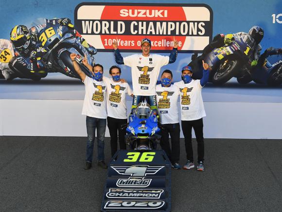 Joan Mir conquista o Campeonato Mundial de Motovelocidade 2020