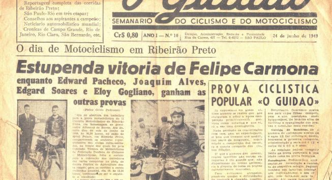 Coluna Motostory: Fragmentos da Histria - Semanrio O Guido, de 1949