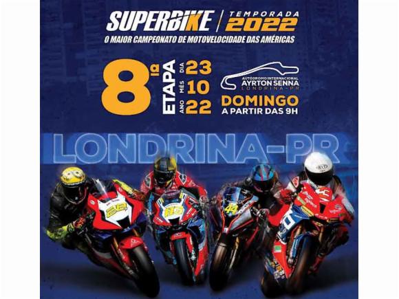 Volta Promocional SuperBike Brasil 2023 - 7ª Etapa - Londrina - PR em  Londrina - Sympla