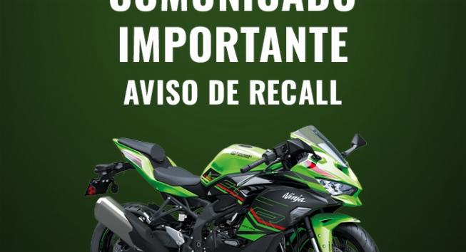 Kawasaki Ninja ZX-4R  convocada para Recall