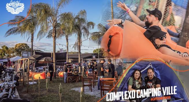 Capital Moto Week inova com Camping Ville Outdoor